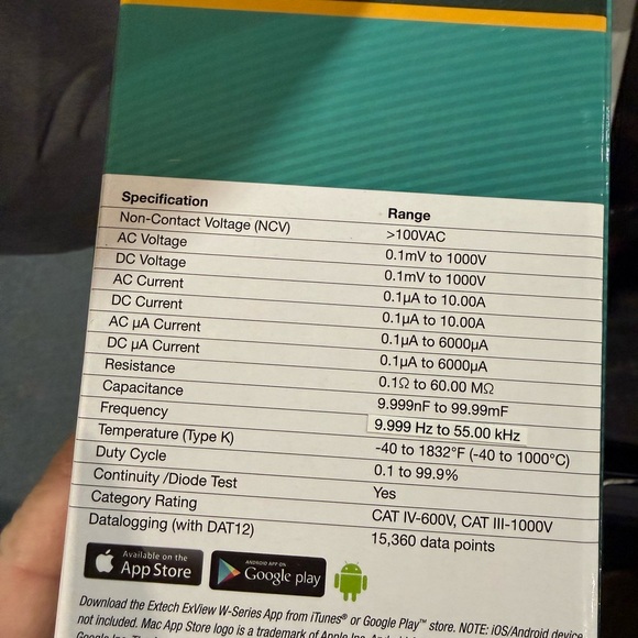 Extech Wireless True RMS Multimeter - Picture 2 of 3